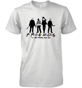 Horror Friends Jason Voorhees Freddy Krueger Texas Chain Saw Michael Myers Shirt Men's Premium T-Shirt