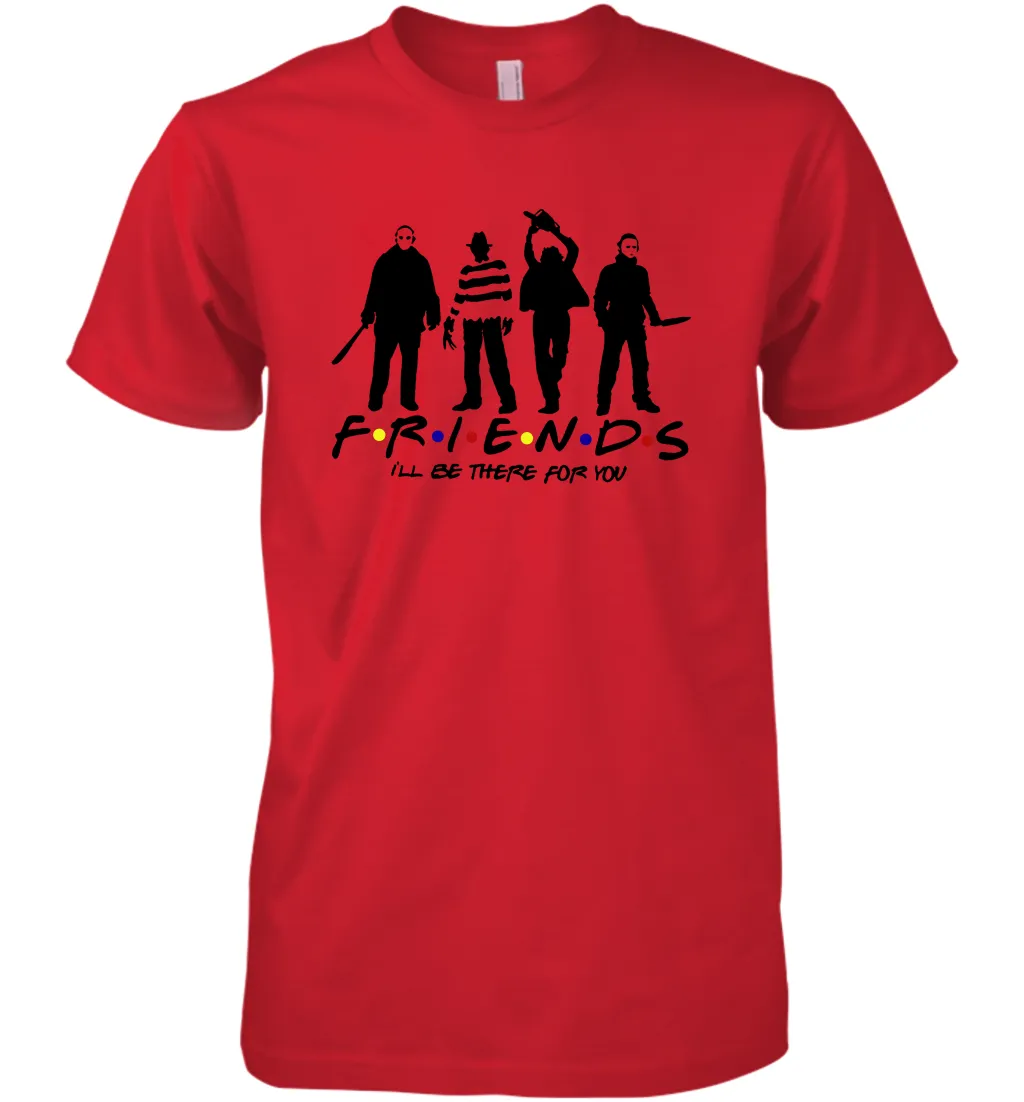 Horror Friends Jason Voorhees Freddy Krueger Texas Chain Saw Michael Myers Shirt Men's Premium T-Shirt