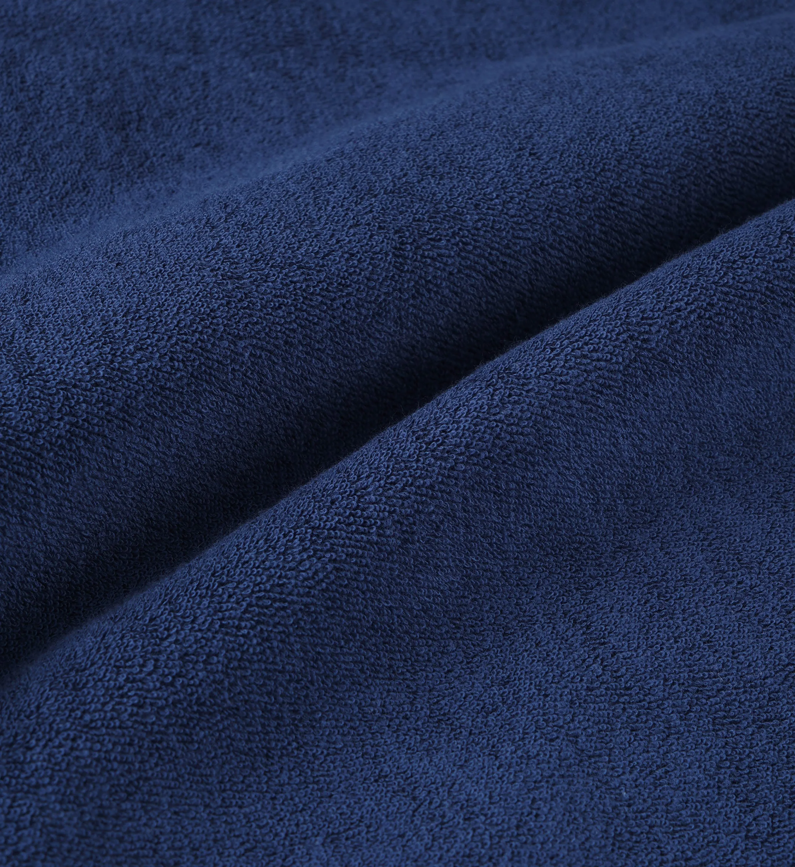 Hotel du Cap Cursive Terry Polo - Indigo/White