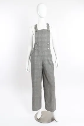 Houndstooth Overall Jumpsuit