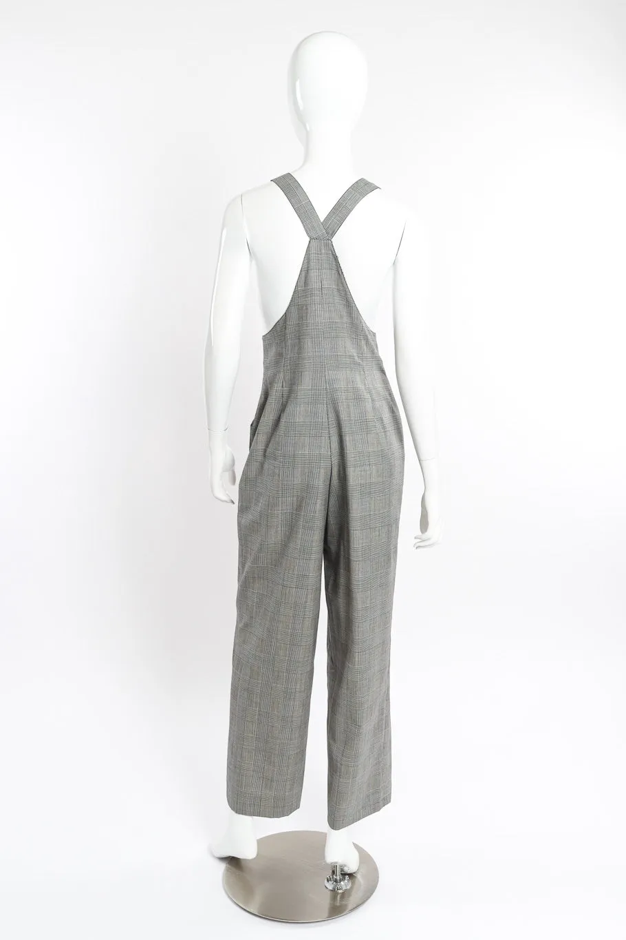 Houndstooth Overall Jumpsuit