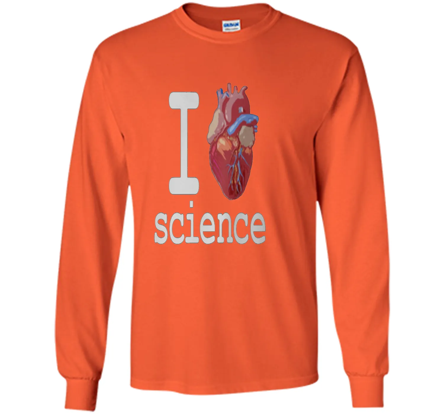 I Love Heart Science T Shirt - Biology Tee Tshirt Teacher
