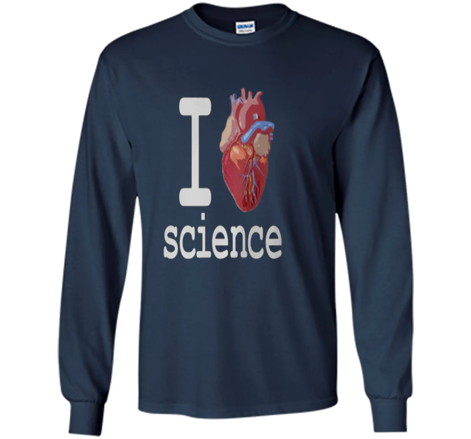 I Love Heart Science T Shirt - Biology Tee Tshirt Teacher