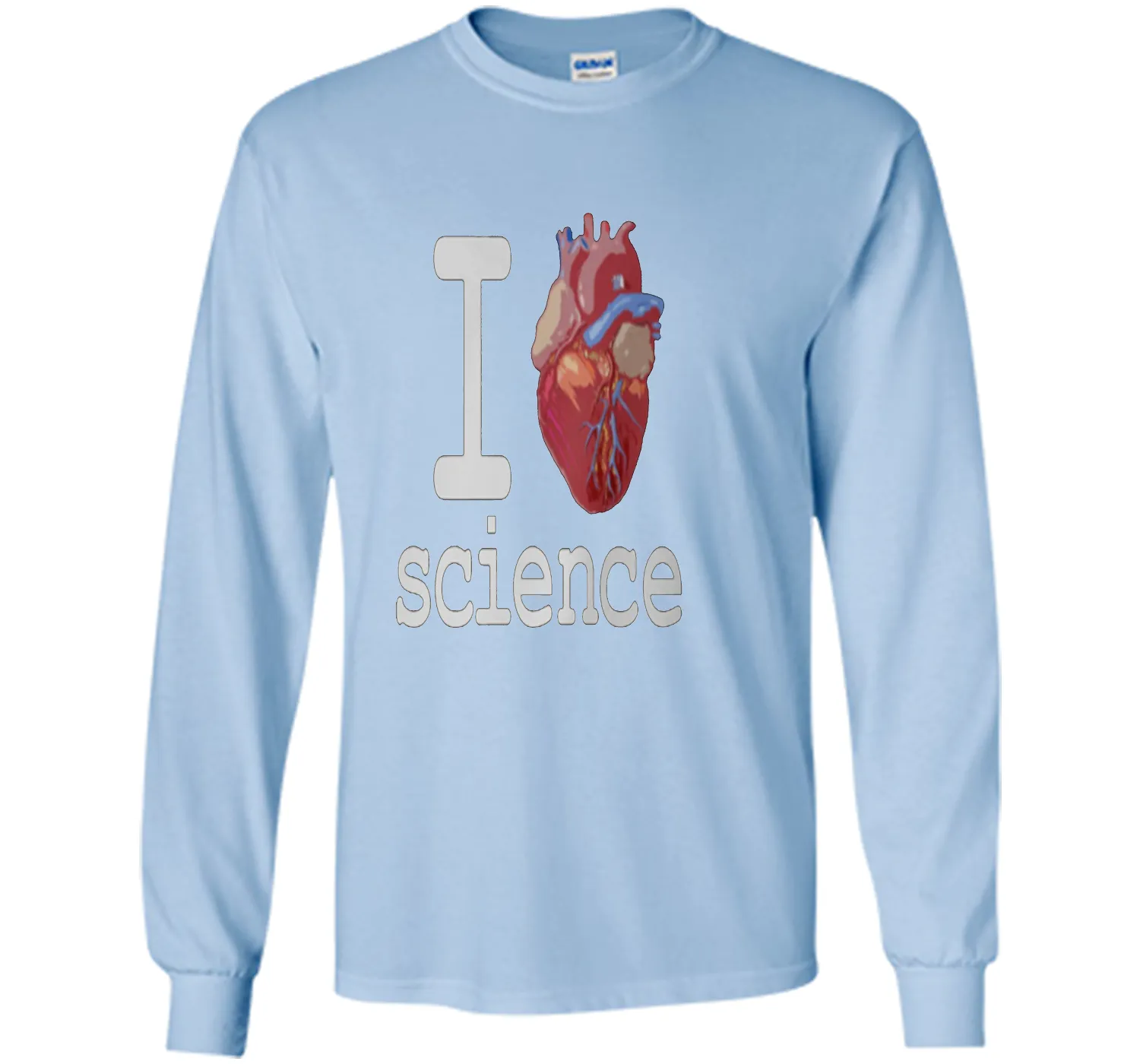 I Love Heart Science T Shirt - Biology Tee Tshirt Teacher