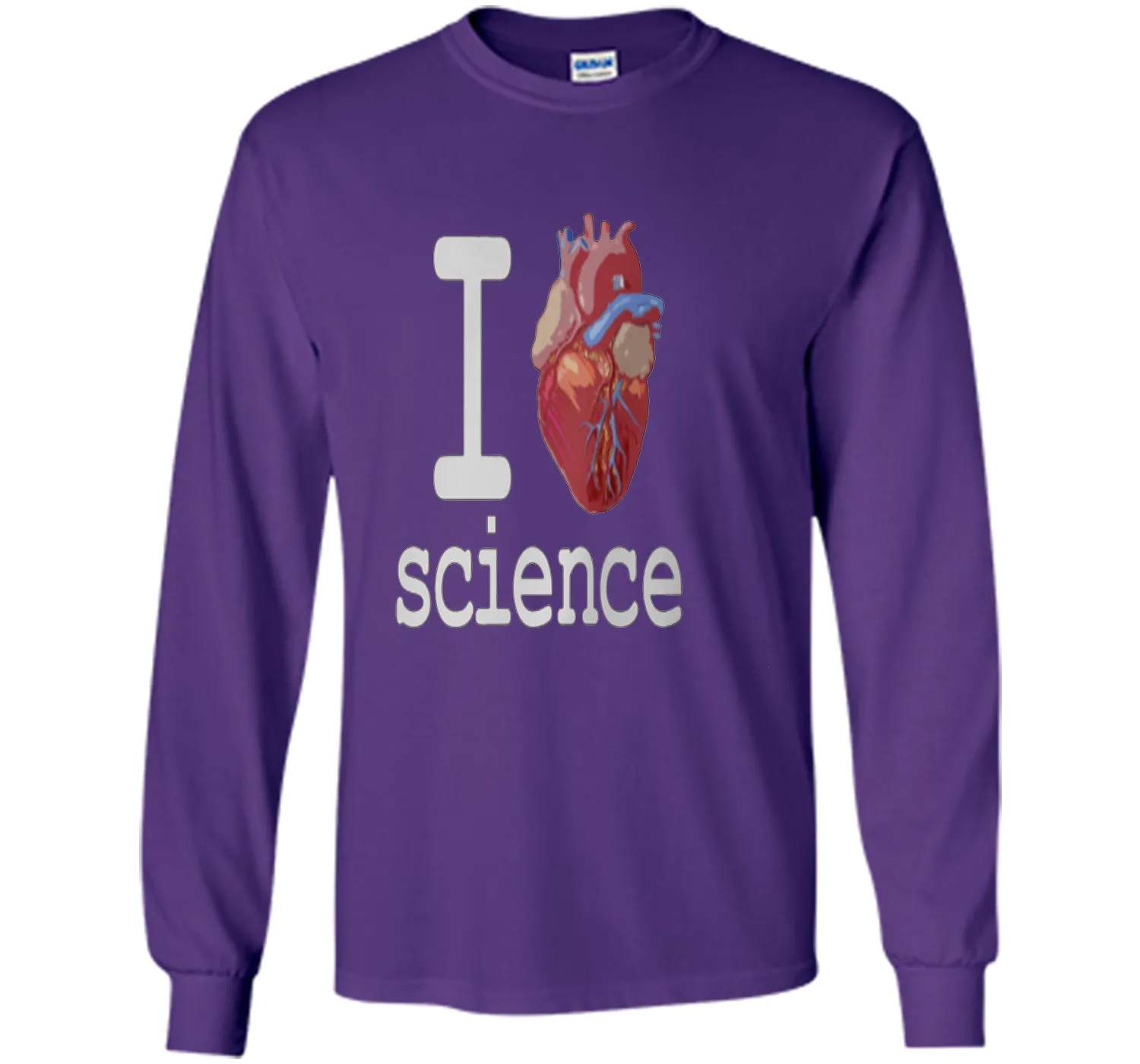 I Love Heart Science T Shirt - Biology Tee Tshirt Teacher