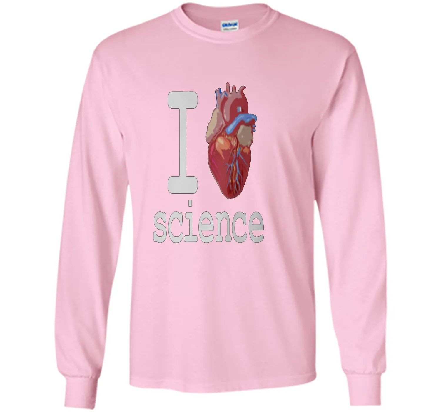 I Love Heart Science T Shirt - Biology Tee Tshirt Teacher