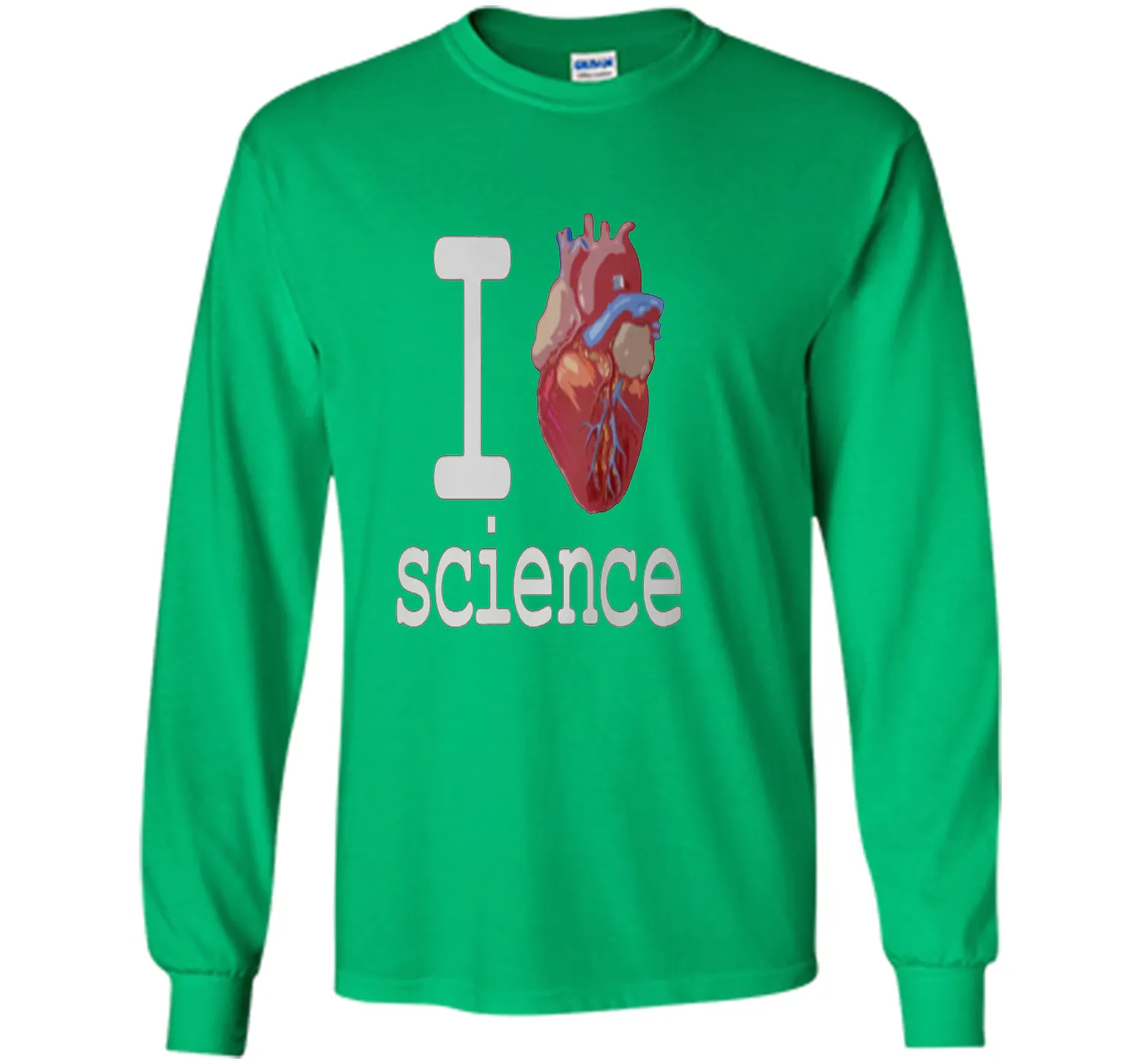 I Love Heart Science T Shirt - Biology Tee Tshirt Teacher