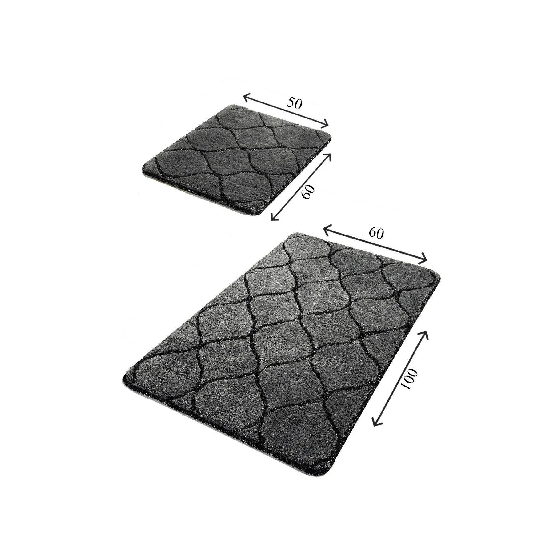 Infinity - Anthracite  Bath Mat