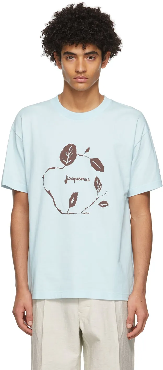 Jacquemus Blue 'Le T-Shirt Jean' T-Shirt