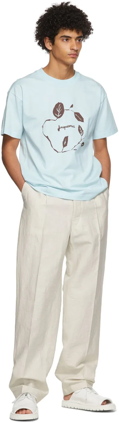 Jacquemus Blue 'Le T-Shirt Jean' T-Shirt