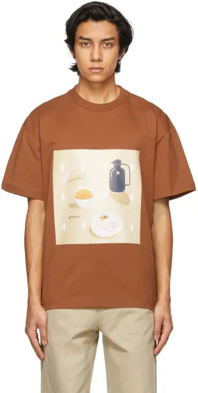 Jacquemus Brown 'Le T-Shirt Tableau' T-Shirt