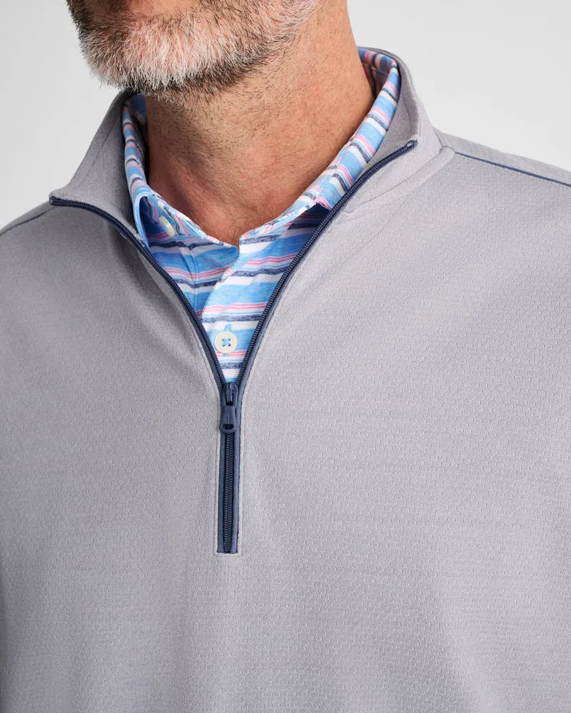 Johnnie-O Wells PREP-FORMANCE 1/4 Zip Pullover Seal