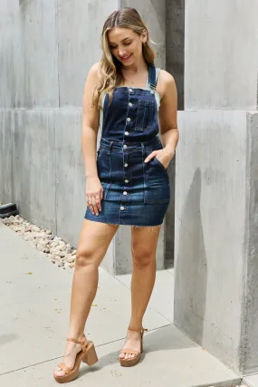 Katrina High Waist Overall Skirt by Judy Blue Jeans - ONLINE EXCLUSIVE!