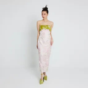 Ke Rou Scallop Tube Dress