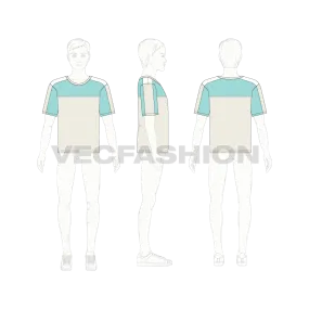 Kids Boys Color Blocked T-shirt
