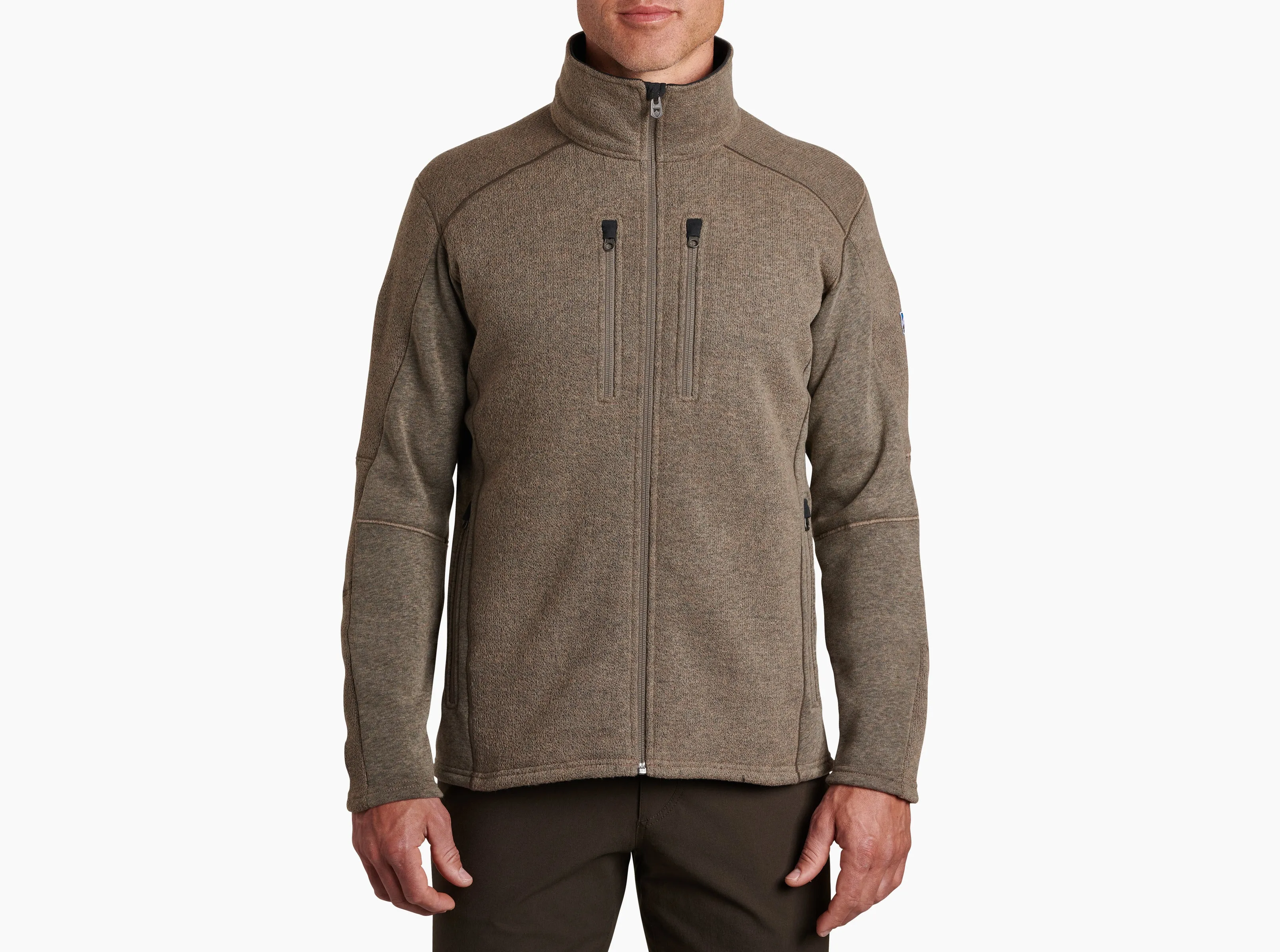 Kuhl Interceptr Mens Full Zip Fleece - Oat