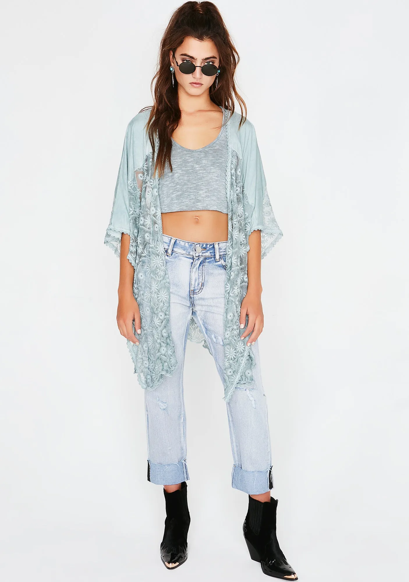 Kush Dandelion Dream Lace Poncho