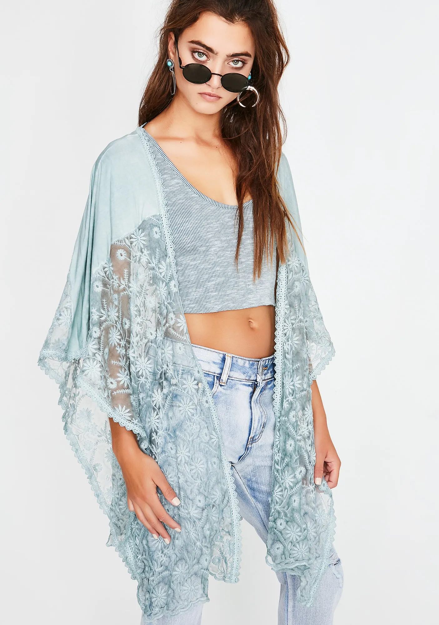 Kush Dandelion Dream Lace Poncho