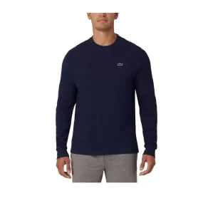 Lacoste Men's Waffle-Knit Thermal Sleep Shirt