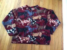 Ladies Fleece Horse Morgan Mustang Pinto Jacket Coat