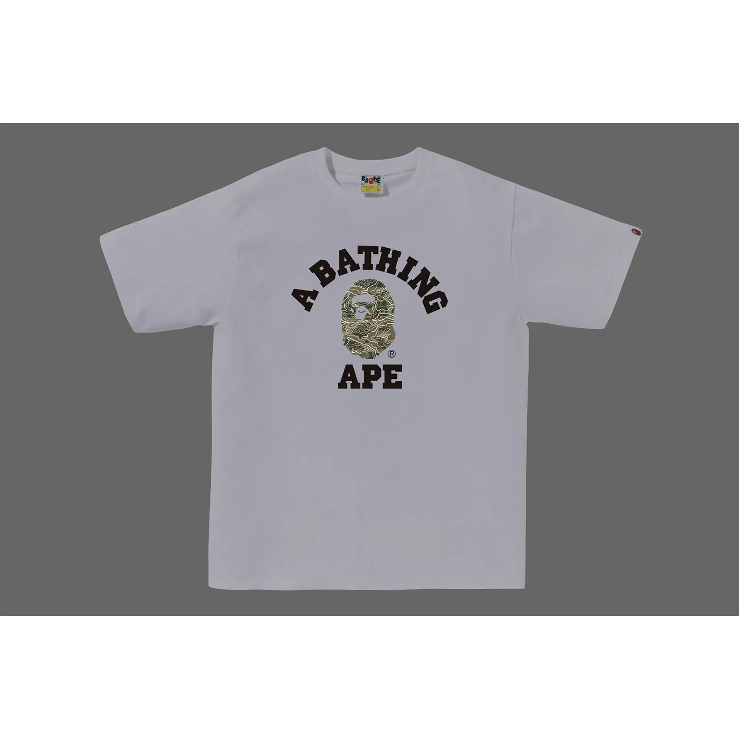 LAYERED LINE CAMO COLLEGE TEE MENS