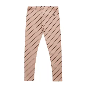 Legging Lost Dull Pink Diagonal Stripe