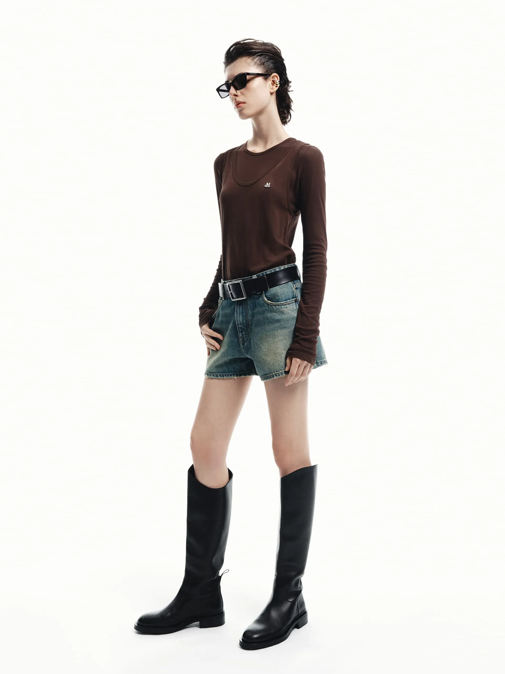 Long Sleeve Layered T-shirt