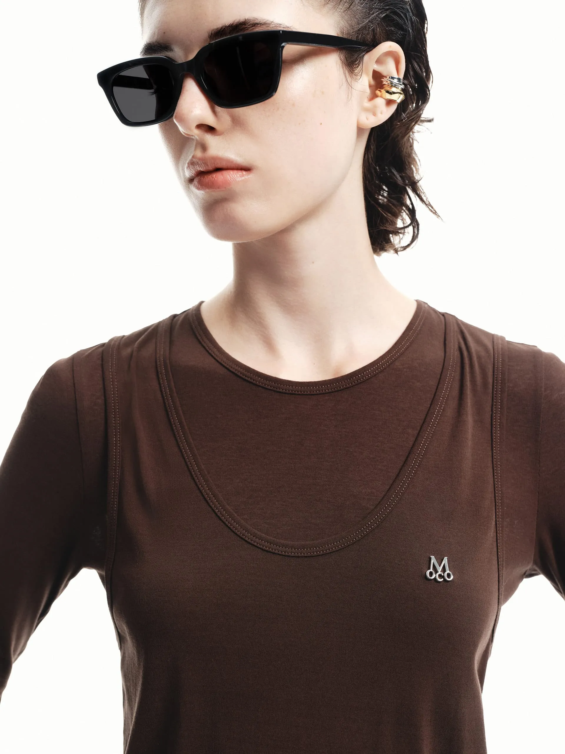 Long Sleeve Layered T-shirt