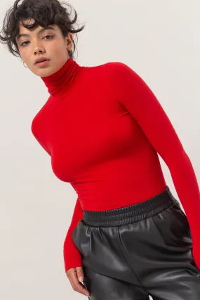 Long Sleeve Turtleneck Top