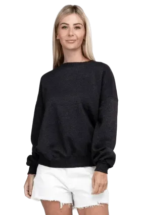Loose Fit Fleece Acid Washed Pullover