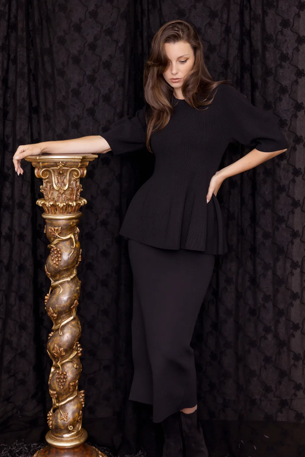 M.A.Dainty Max Skirt Black