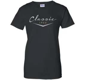 Men's Classic Car Vintage 1955 Birthday T Shirt Gift for Him, Dad