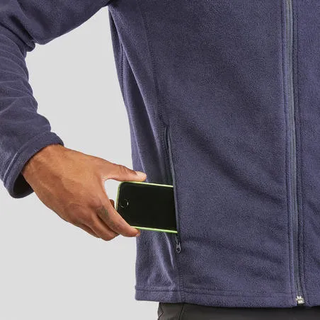 Men's hiking fleece jacket mh120