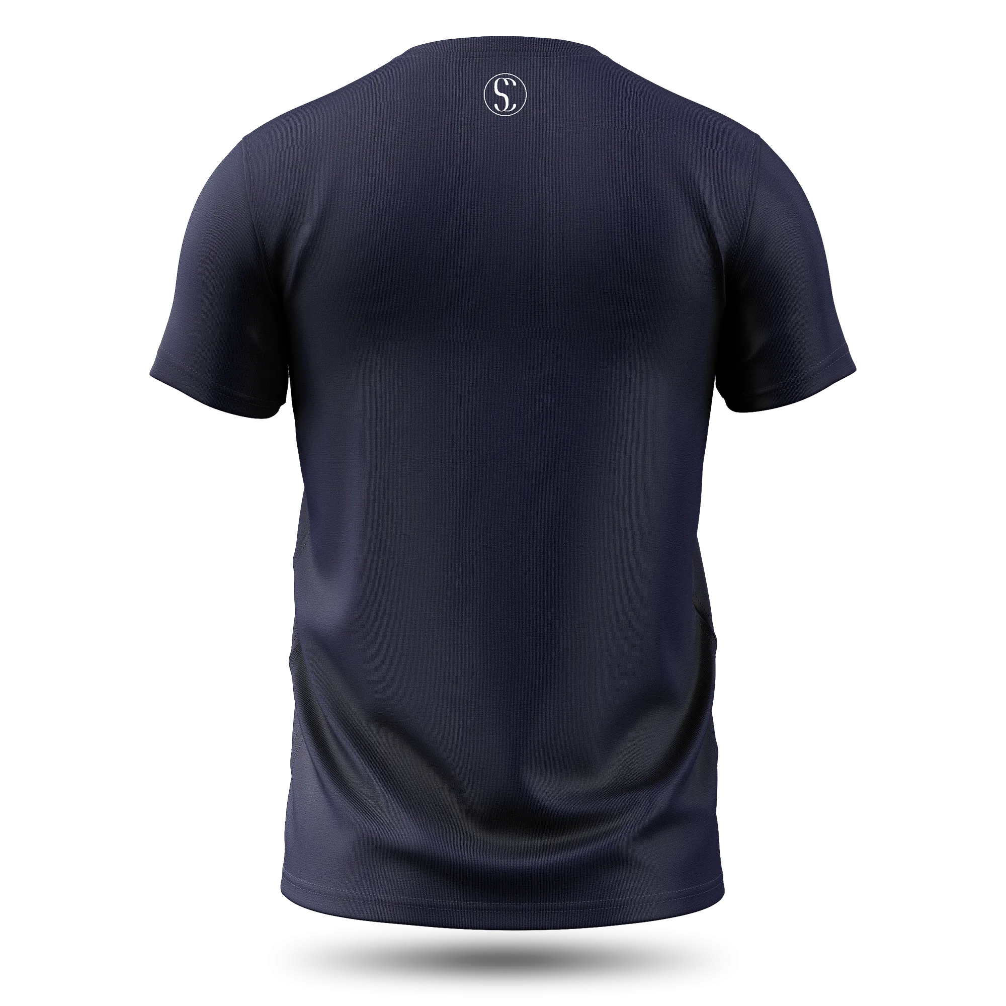 Men's Premium Cotton Blue Short Sleeve T-Shirt