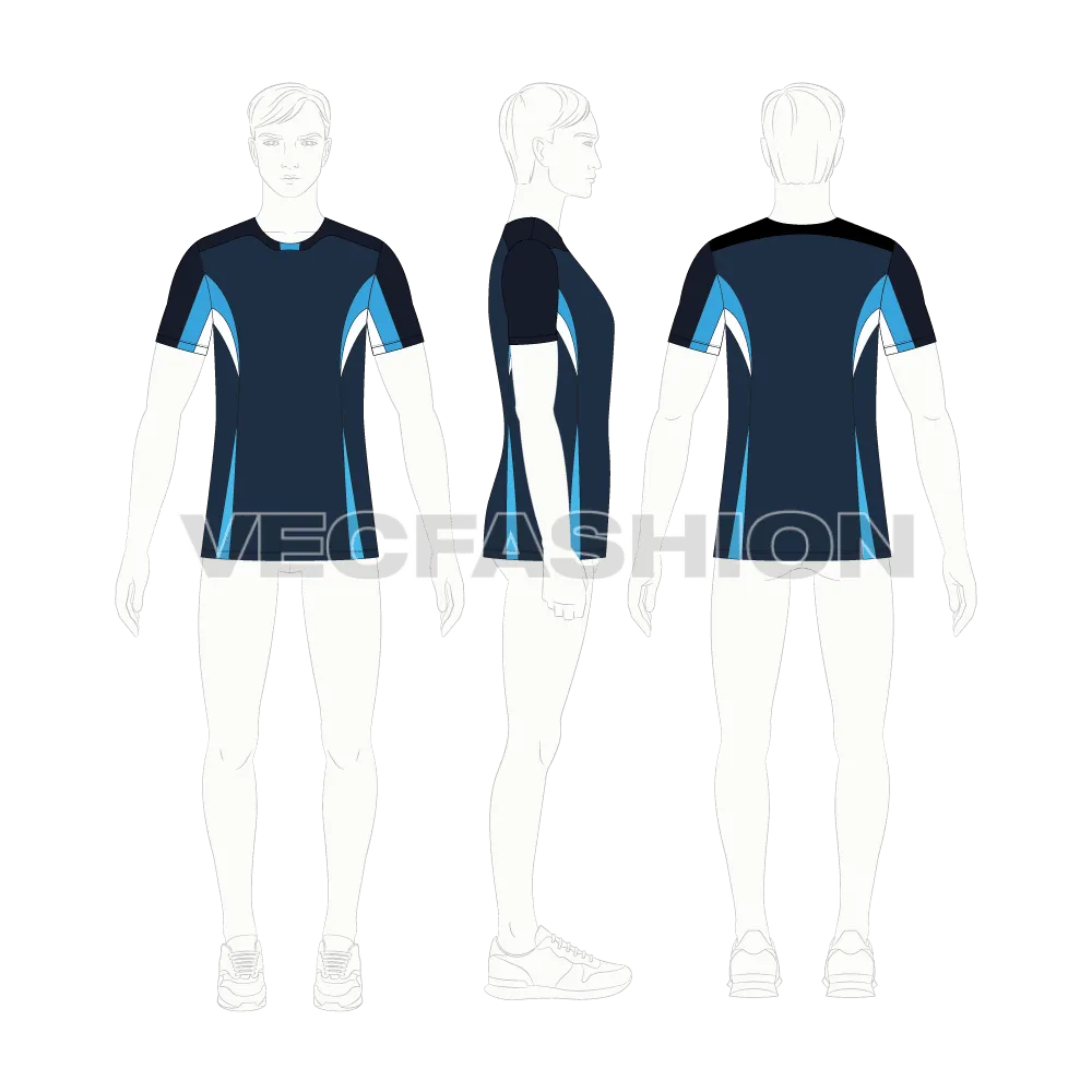 Mens Rash Guard Sublimated T-shirt