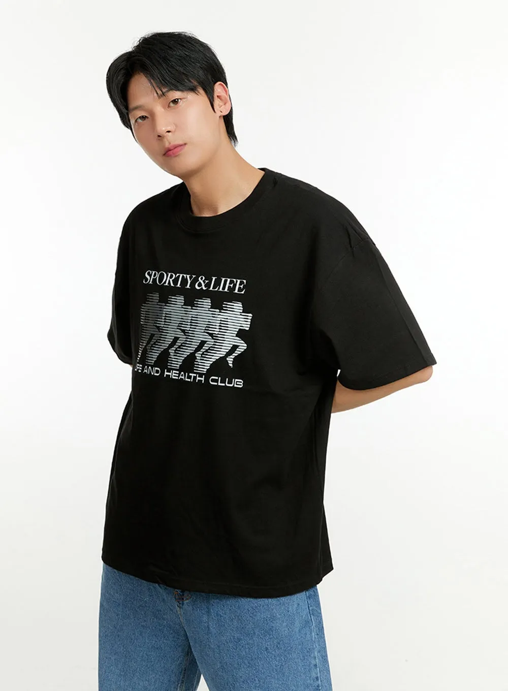 Men's Sporty Cotton T-Shirt IL412