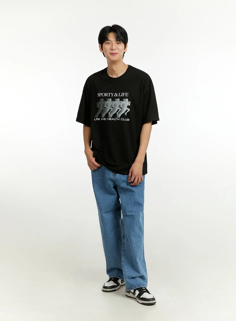 Men's Sporty Cotton T-Shirt IL412