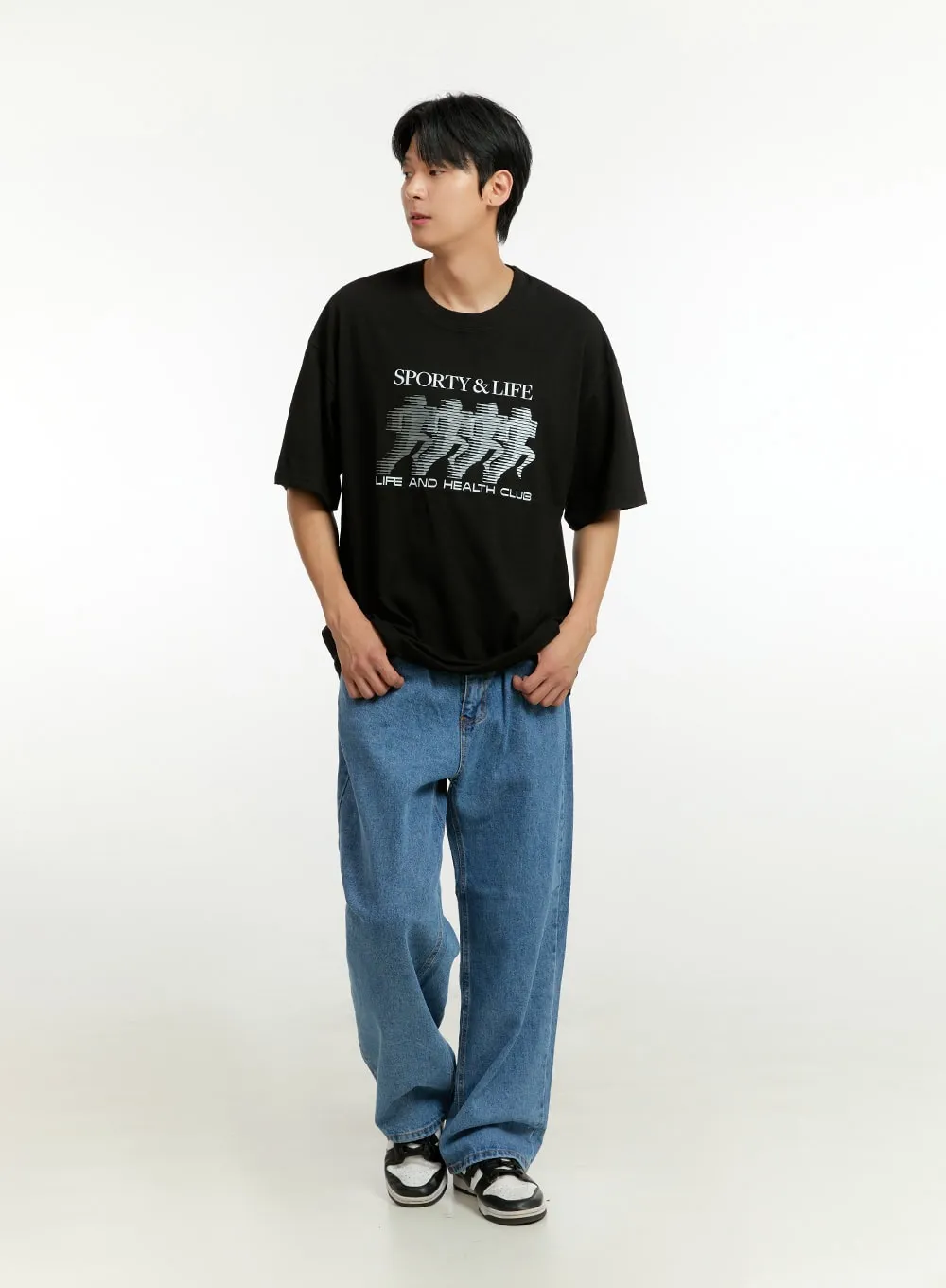 Men's Sporty Cotton T-Shirt IL412