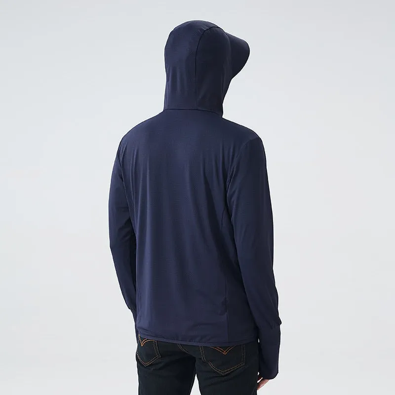 Men's Summer Ultra-Light UPF 50  UV Protection Hooded Sportswear Coats - Windbreaker Casual Jackets Hoodie for Men