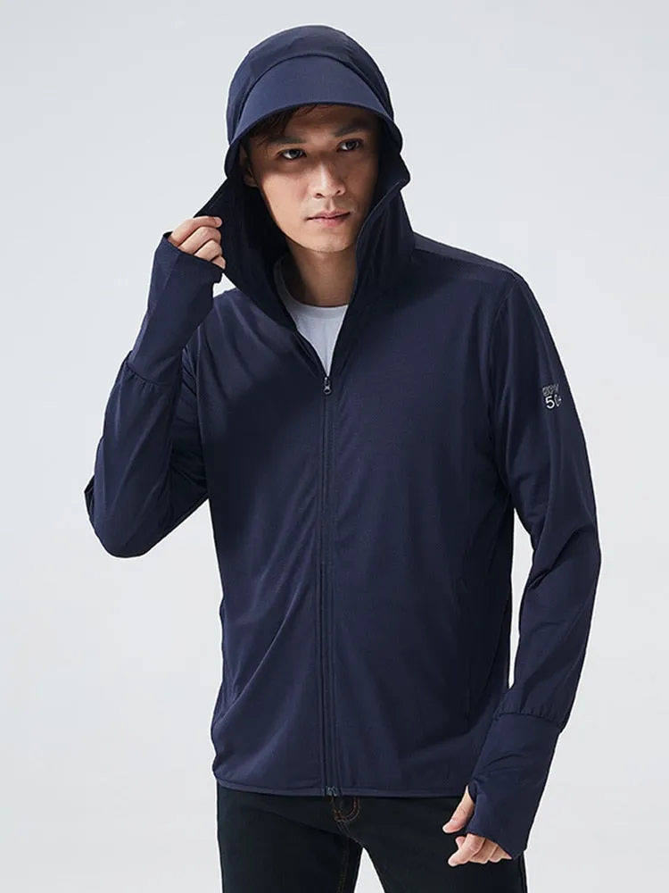 Men's Summer Ultra-Light UPF 50  UV Protection Hooded Sportswear Coats - Windbreaker Casual Jackets Hoodie for Men