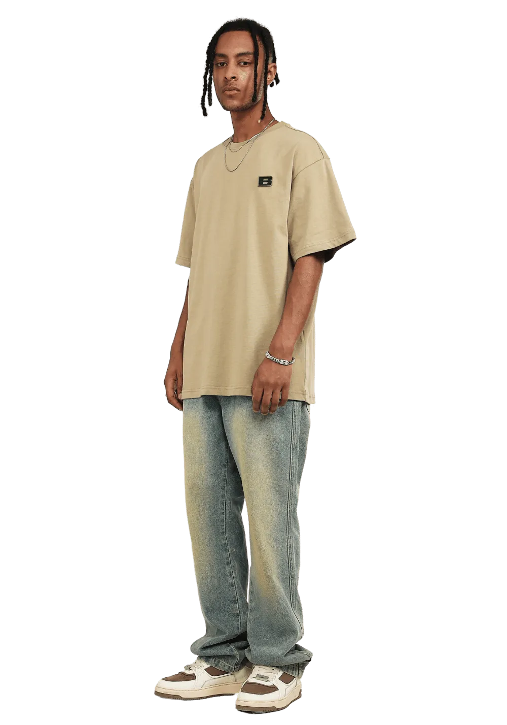Mesh Logo Basic T-Shirt