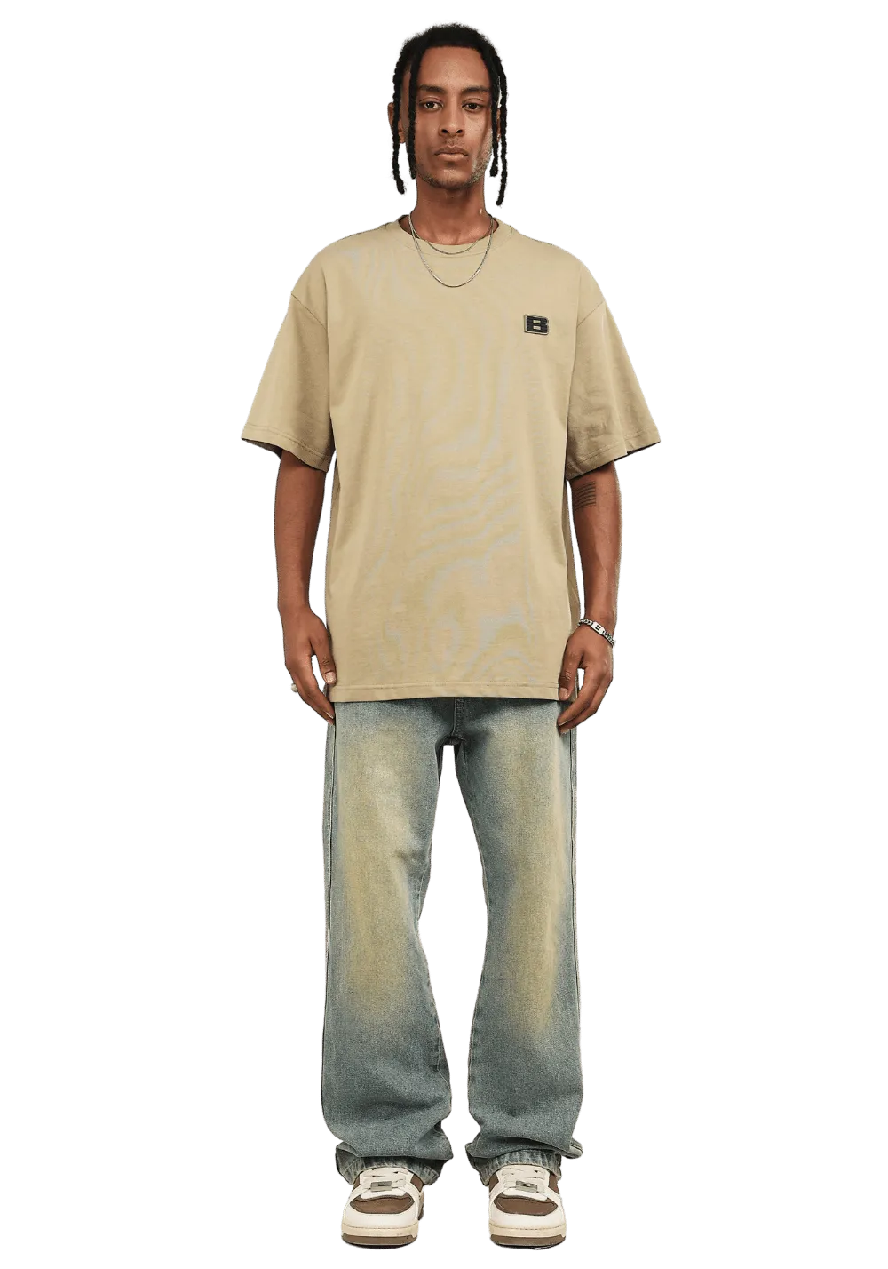 Mesh Logo Basic T-Shirt