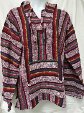 Mexican Poncho Baja Hoodie 2X