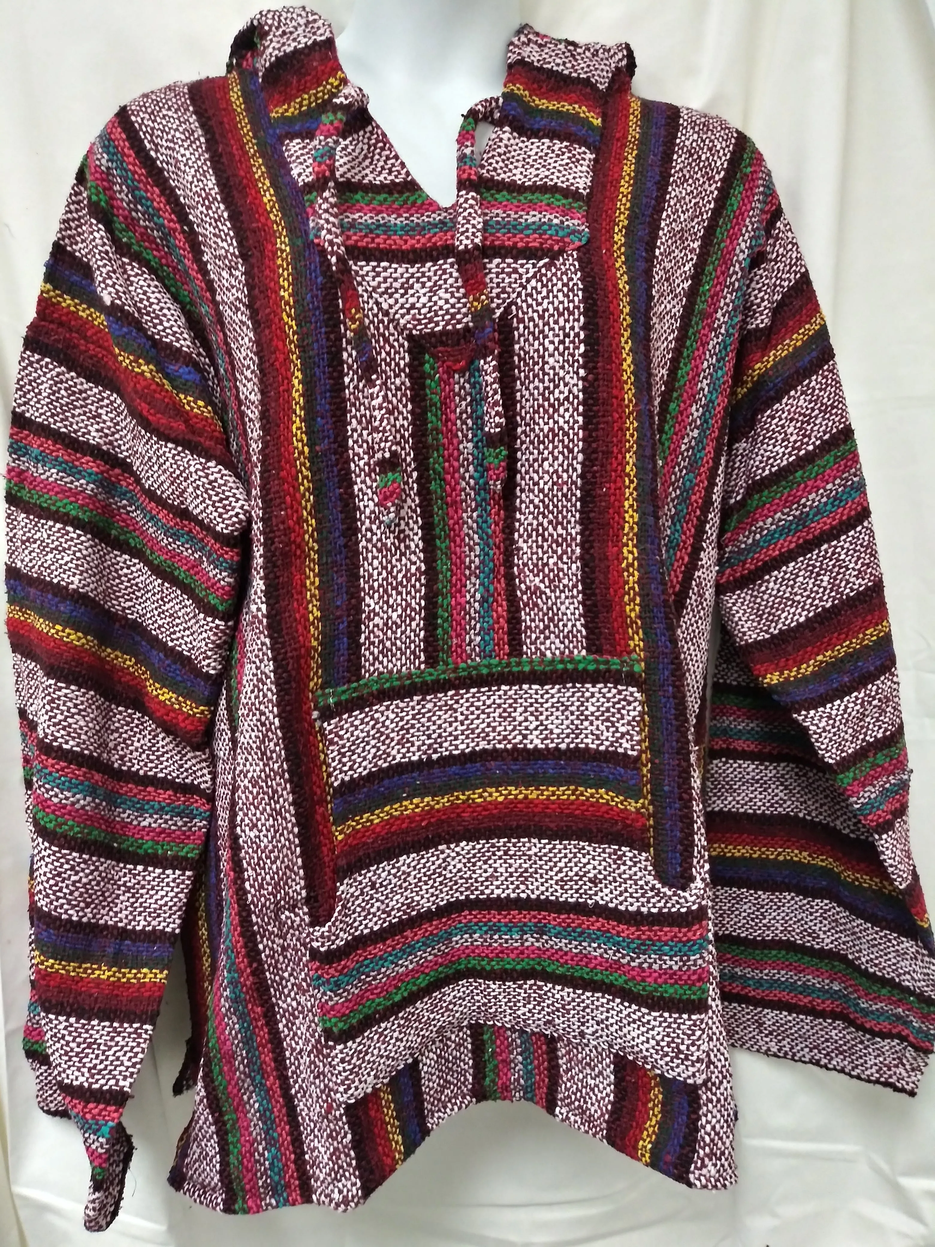 Mexican Poncho Baja Hoodie 2X