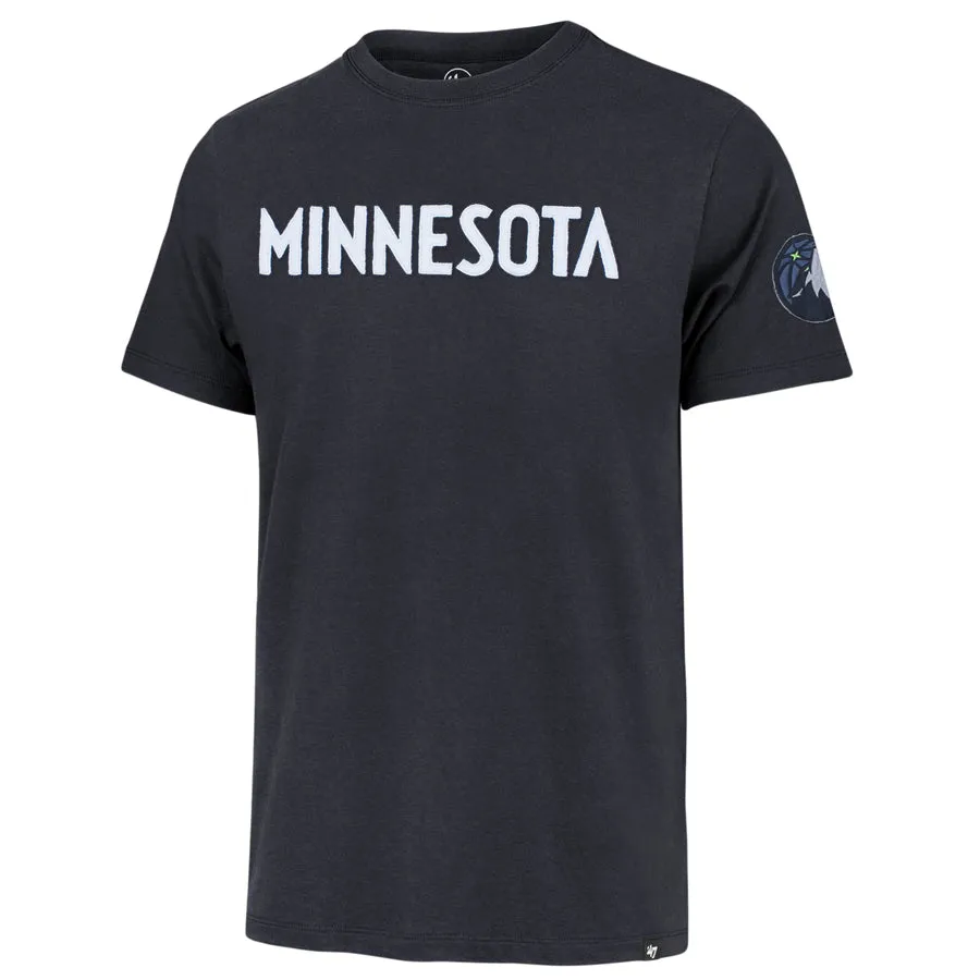 Minnesota Timberwolves '47 Brand Navy Franklin Fieldhouse Tee