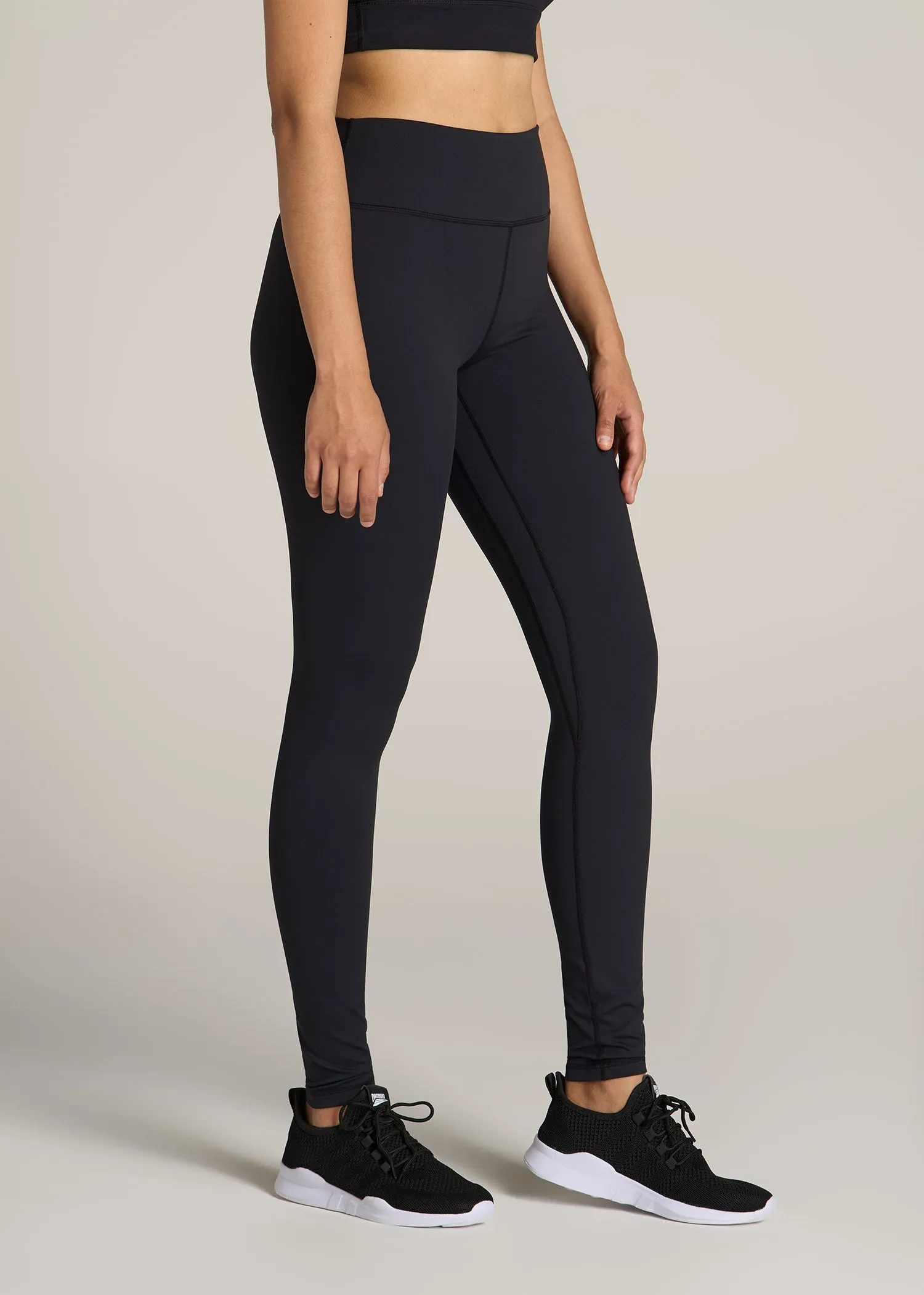 Movement High Rise Cheeky Leggings for Tall Women in Black