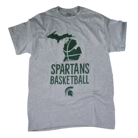 MSU Basketball State of Michigan T-shirt