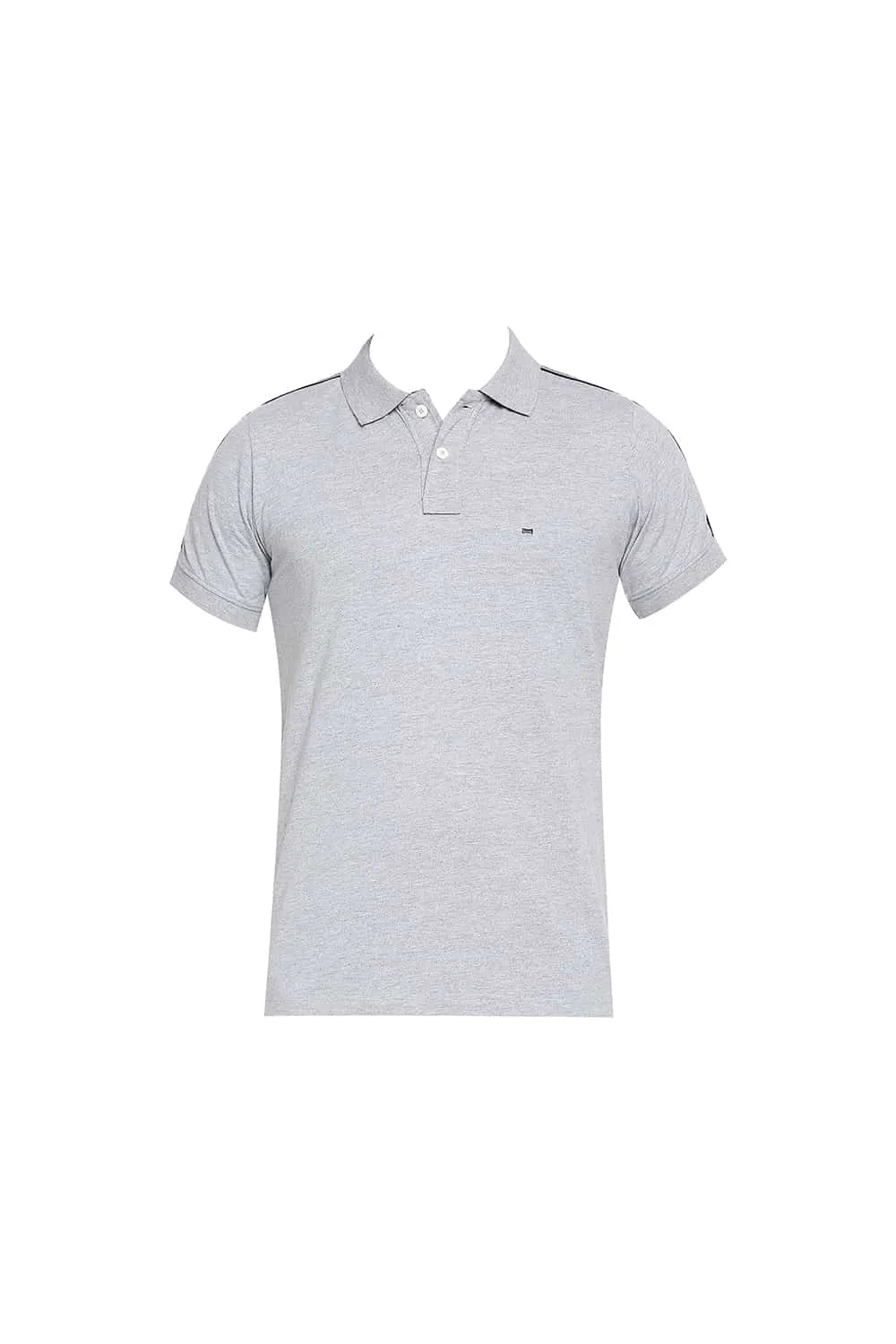 Muscle Fit Heather Polo T-Shirt