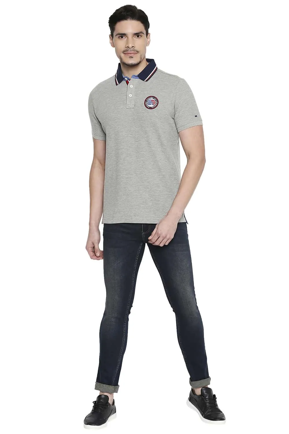 Muscle Fit Sport Polo T Shirt