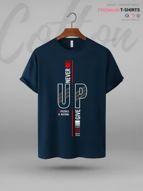 Never Give Up Nothing Is Impossible Stay Strong Print High Quality Mens T shirt In BD